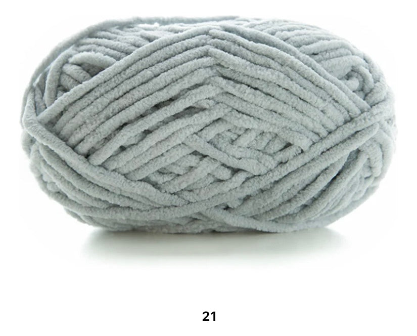 Lana Chenille 3,5mm 50grs