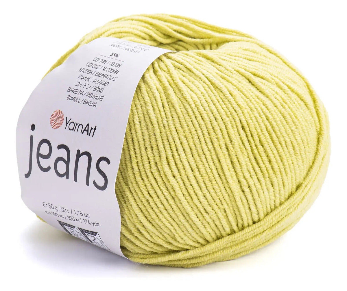 Jeans 50grs Yarn Art  (55% Algodón 45% Acrílico)