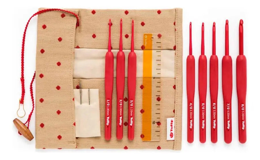 Set De Crochet Red Etimo Tulip Con Estuche