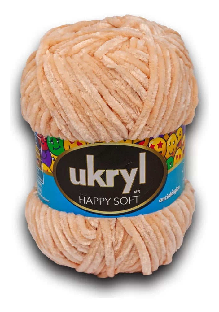 Chenille Happy Soft 100g Ukryl Ovillo