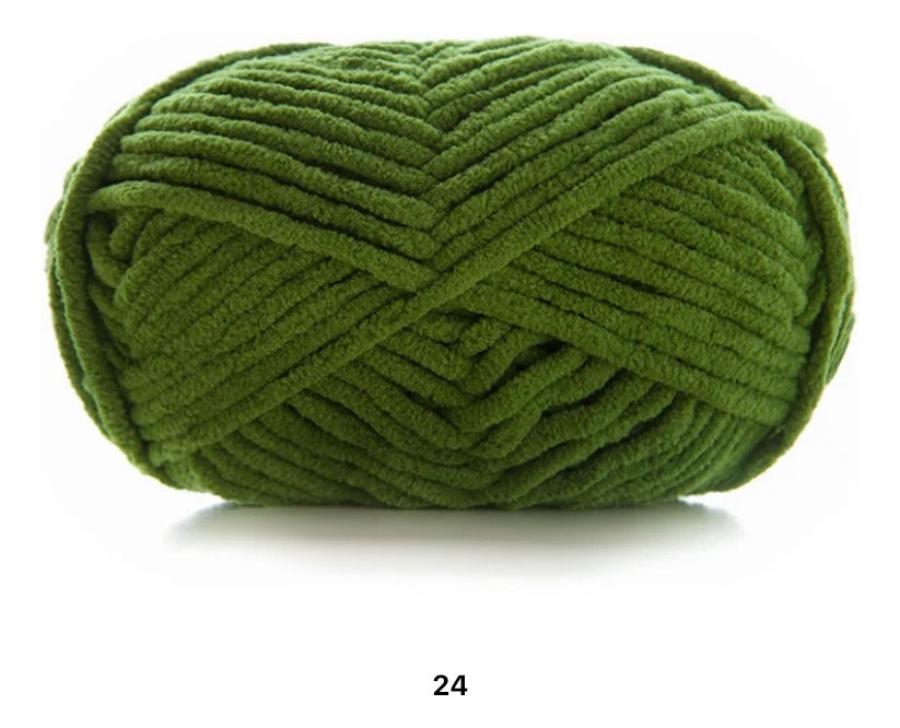 Lana Chenille 3,5mm 50grs
