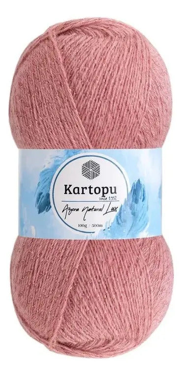 Lana Angora Natural Lux 100grs Kartopu