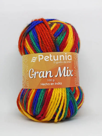 Lana Gran Mix 100grs Petunia