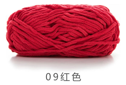 Lana Chenille Poliéster 5mm 100grs