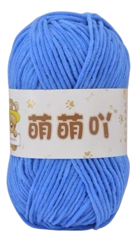 Lana Mini Velvet 50grs Ultra Delgada 3mm.