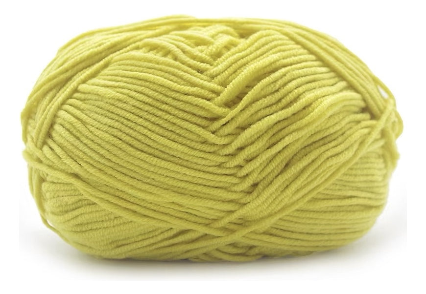 Lana Milk Cotton 50grs (4 Hebras Dobles 2mm) 90mts Aprox.