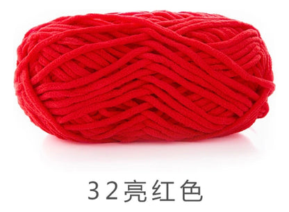 Lana Chenille Poliéster 5mm 100grs