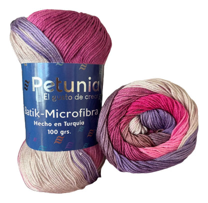 Hilo Batik-microfibra 100grs Petunia