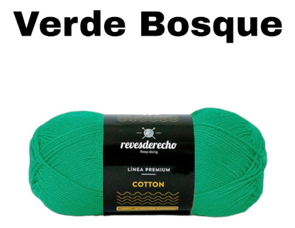 Algodón / Cotton Premium Revesderecho 100grs