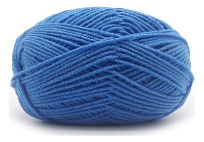 Lana Milk Cotton 50grs (4 Hebras Dobles 2mm) 90mts Aprox.