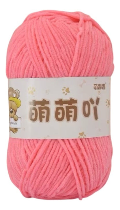Lana Mini Velvet 50grs Ultra Delgada 3mm.