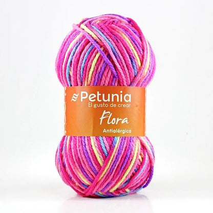 Lana Flora Matizada 100grs Petunia