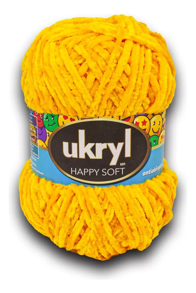 Chenille Happy Soft 100g Ukryl Ovillo