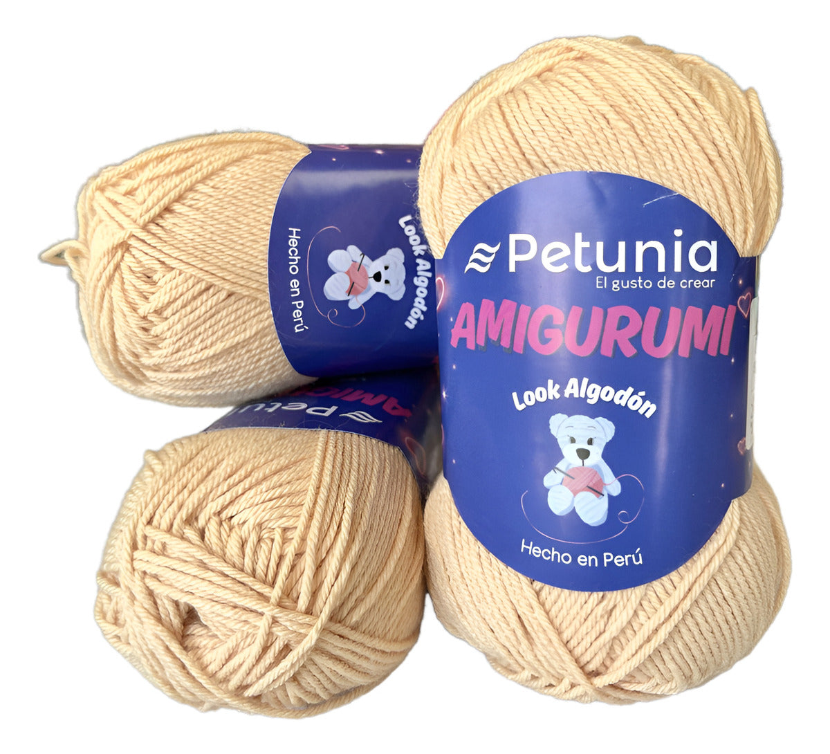 Lana Amigurumi (tacto Algodon) 50grs Petunia