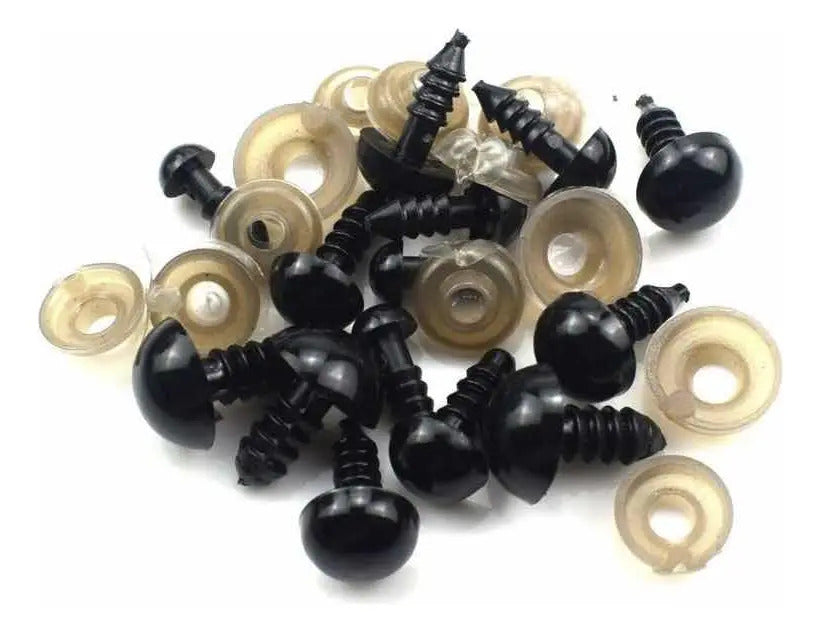 Set 10 Pares De Ojos De Seguridad Amigurumi 6-al-10mm(40pcs)