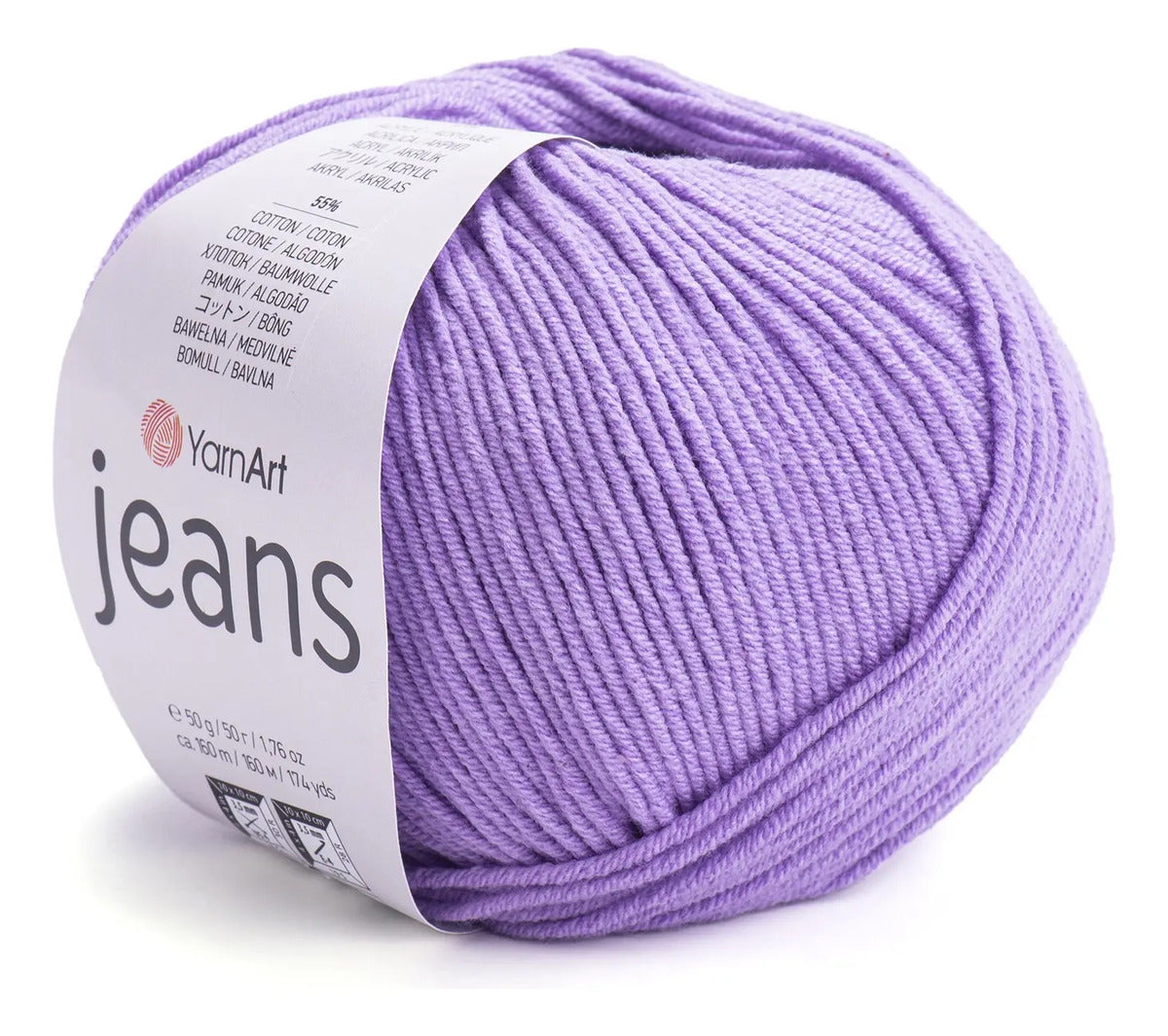 Jeans 50grs Yarn Art  (55% Algodón 45% Acrílico)