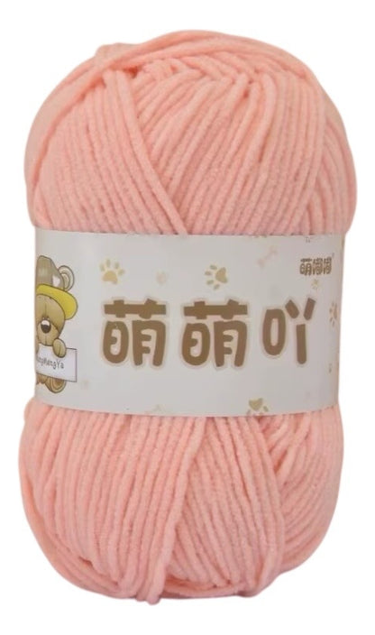 Lana Mini Velvet 50grs Ultra Delgada 3mm.