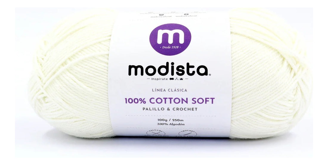 Algodón / 100% Cotton Soft Modista 100grs
