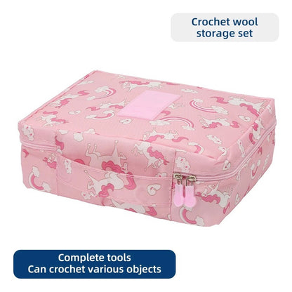 Set De Crochet Con Bolso, Accesorios , Todo Para Tejer.