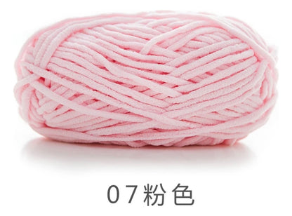 Lana Chenille Poliéster 5mm 100grs