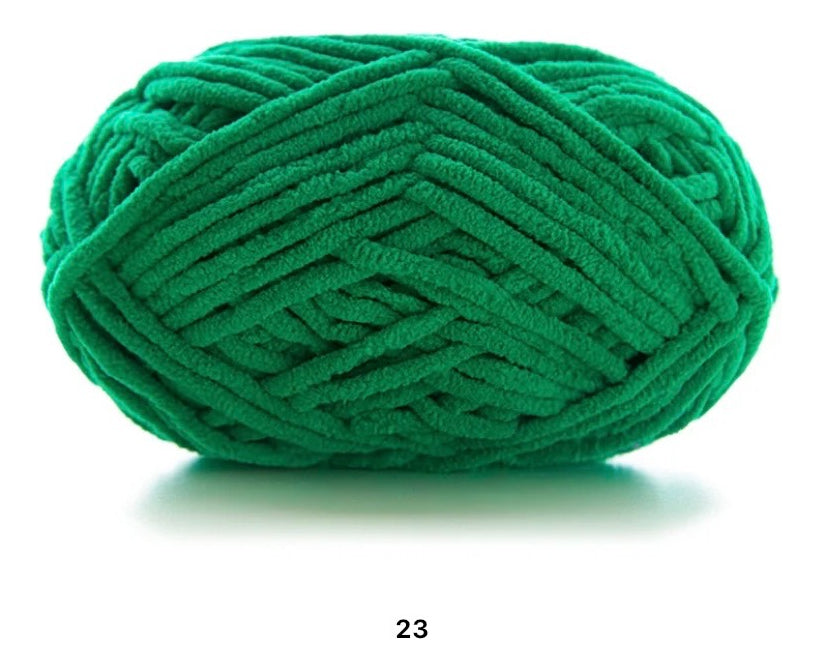 Lana Chenille 3,5mm 50grs