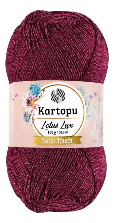 Hilo Lotus Lux Lurex 100grs Kartopu
