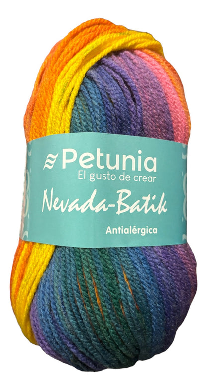 Lana Nevada Batik 100grs Petunia