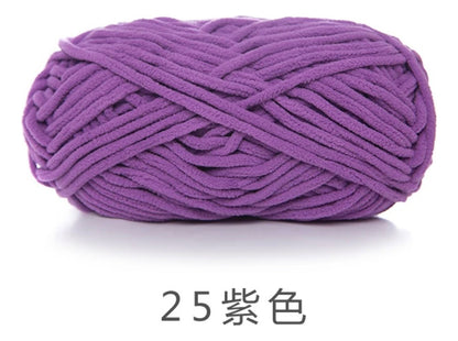Lana Chenille Poliéster 5mm 100grs