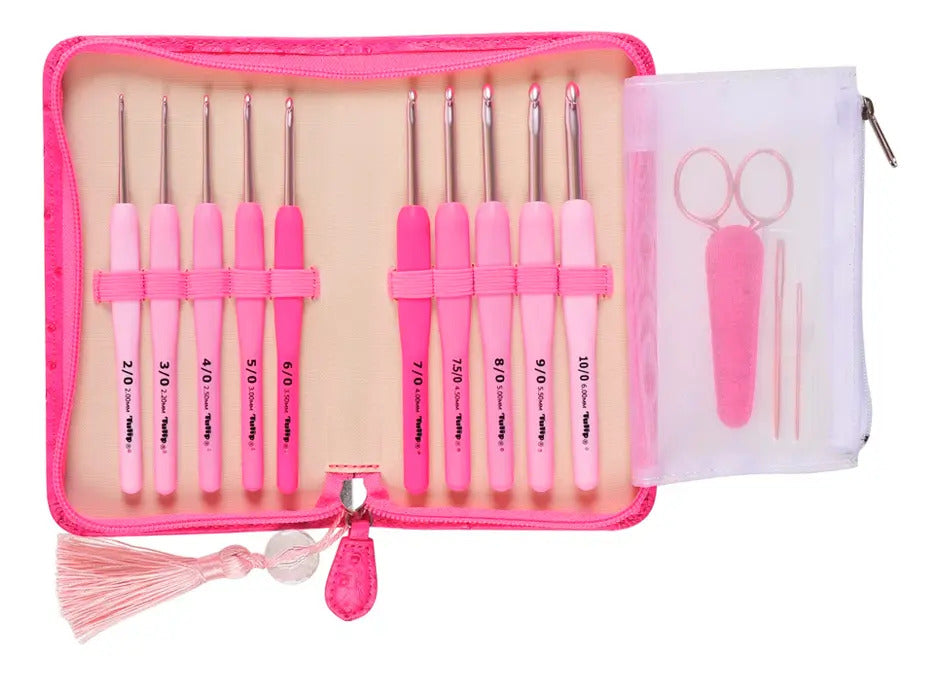 Set De Crochet Rose Etimo Tulip Con Estuche