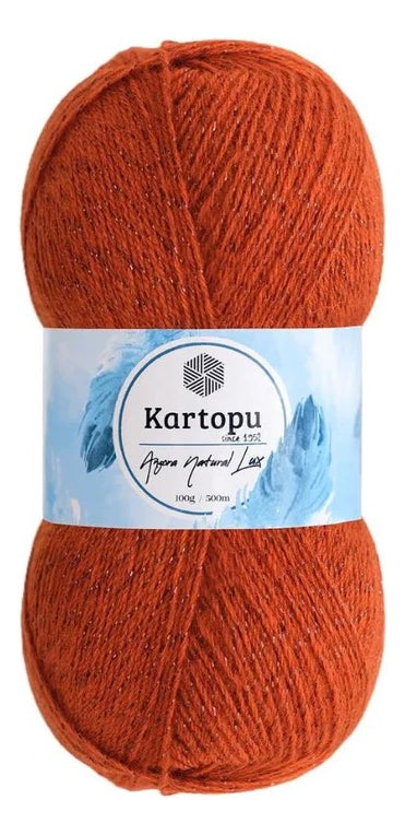 Lana Angora Natural Lux 100grs Kartopu