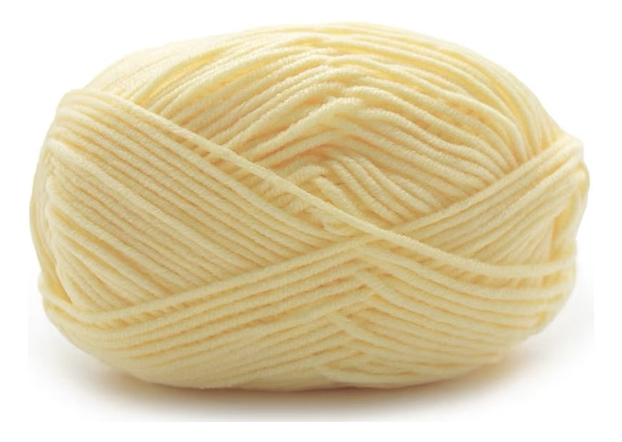 Lana Milk Cotton 50grs (4 Hebras Dobles 2mm) 90mts Aprox.