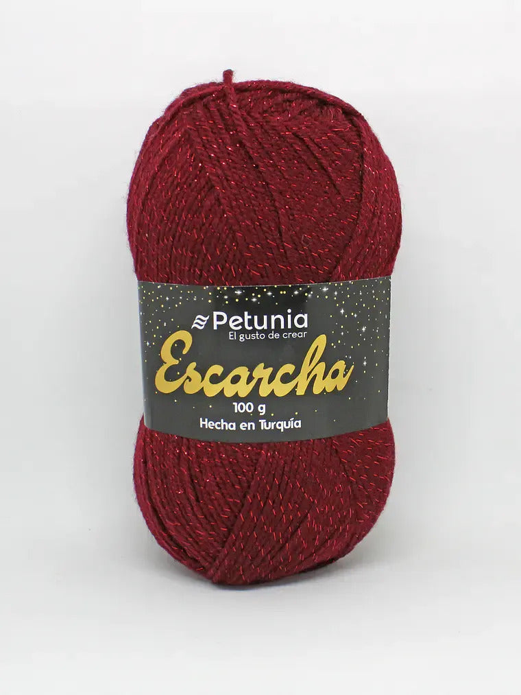 Lana Escarcha 100grs Petunia