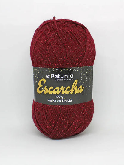 Lana Escarcha 100grs Petunia