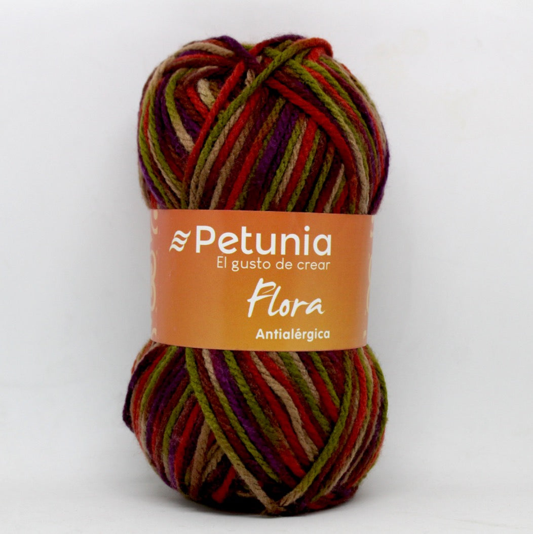 Lana Flora Matizada 100grs Petunia