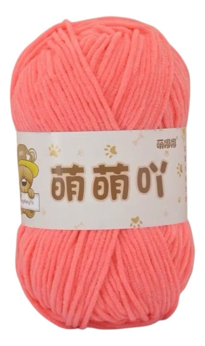 Lana Mini Velvet 50grs Ultra Delgada 3mm.