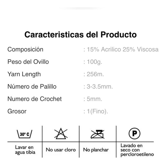 Hilo Delicia 100g Ukryl Viscosa 25%