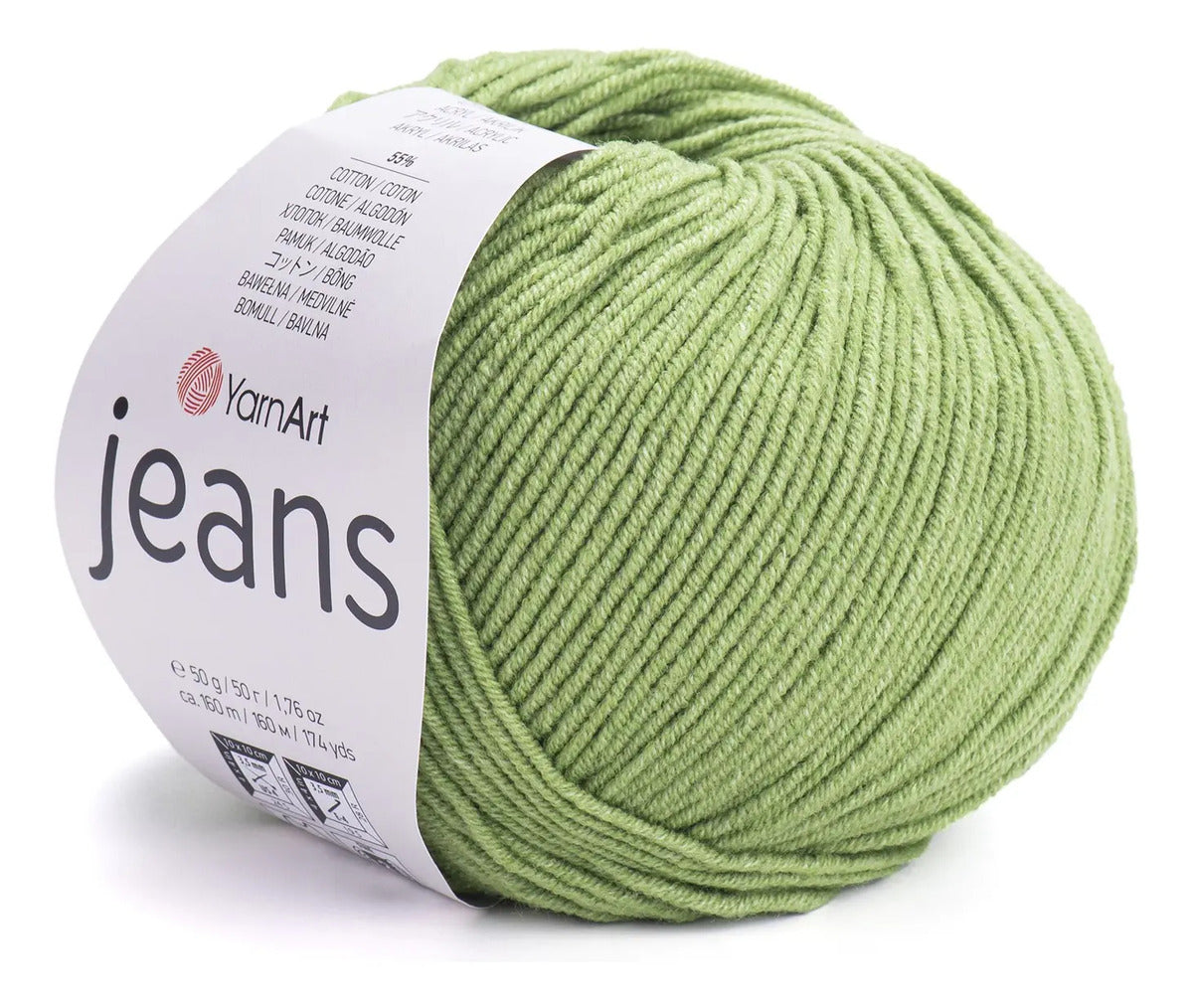 Jeans 50grs Yarn Art  (55% Algodón 45% Acrílico)