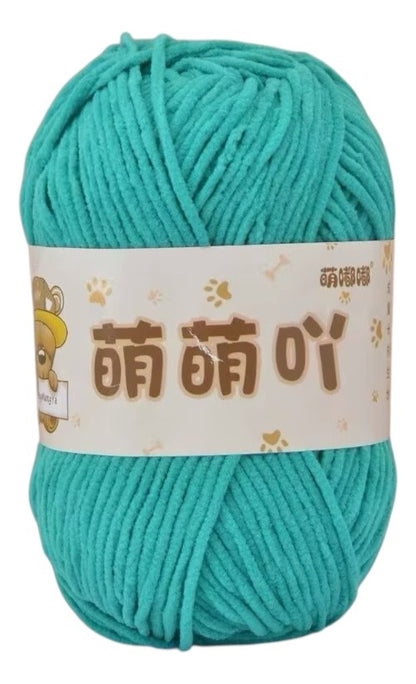 Lana Mini Velvet 50grs Ultra Delgada 3mm.