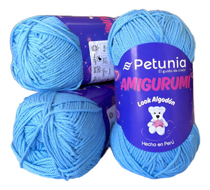 Lana Amigurumi (tacto Algodon) 50grs Petunia