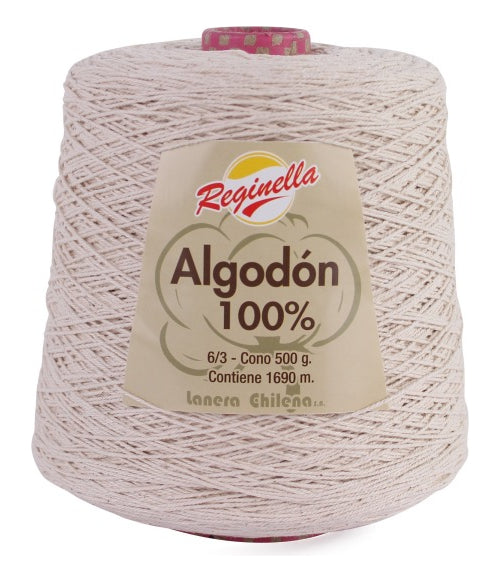 Algodón 100% Cono 500grs Reginella