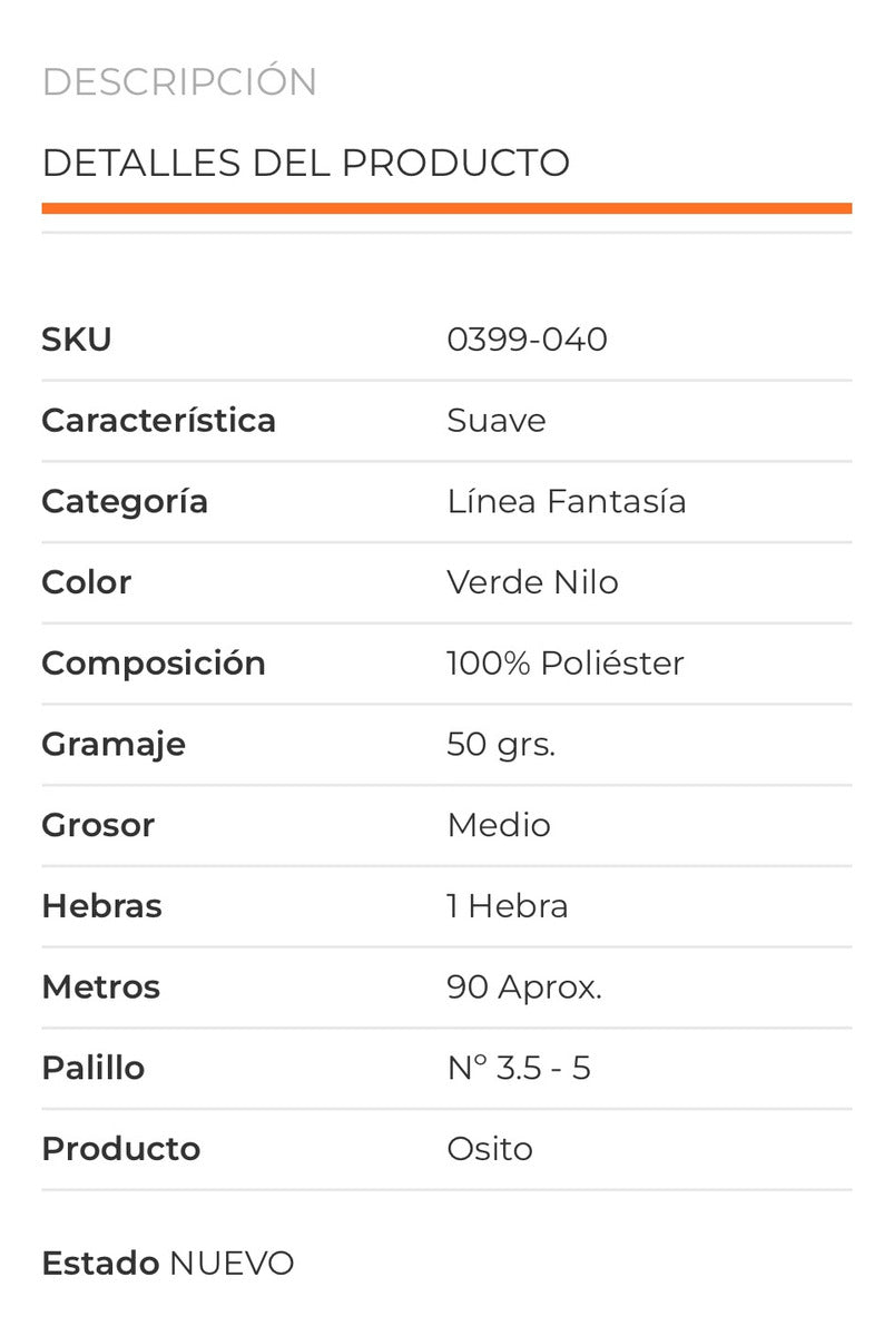 Lana Chenille Osito 50grs Reginella