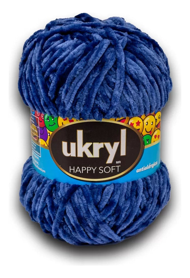 Chenille Happy Soft 100g Ukryl Ovillo