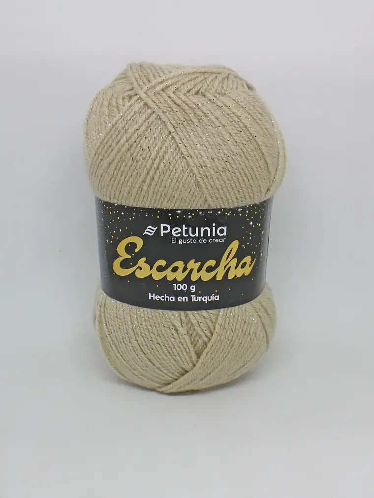 Lana Escarcha 100grs Petunia