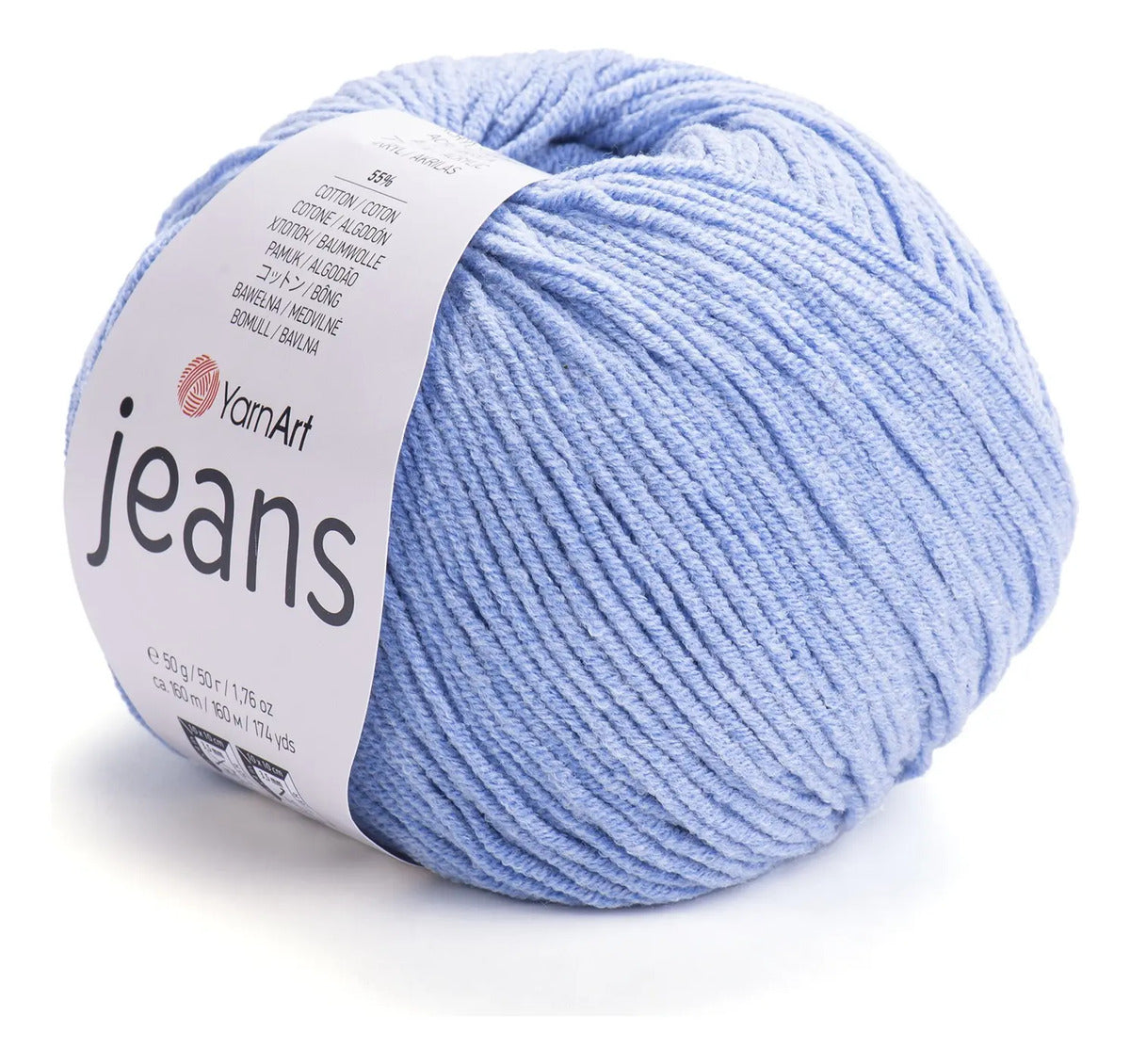 Jeans 50grs Yarn Art  (55% Algodón 45% Acrílico)
