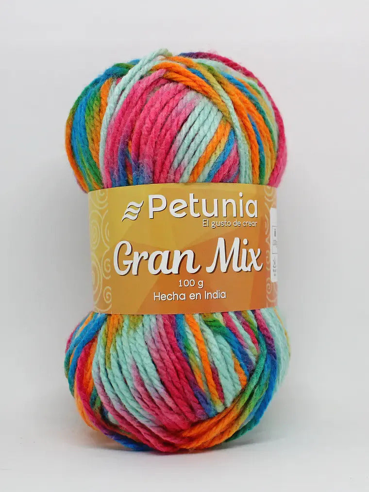 Lana Gran Mix 100grs Petunia