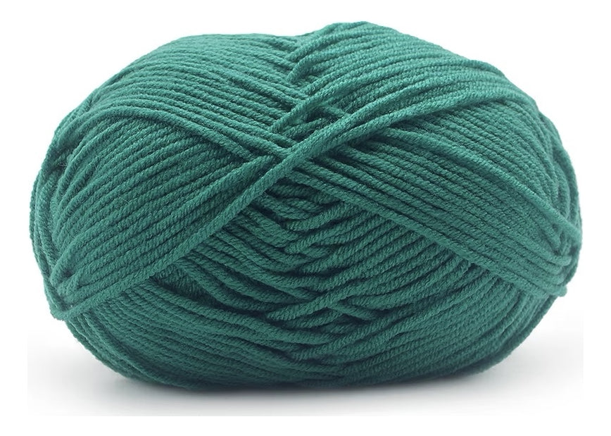 Lana Milk Cotton 50grs (4 Hebras Dobles 2mm) 90mts Aprox.