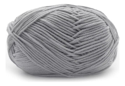 Lana Milk Cotton 50grs (4 Hebras Dobles 2mm) 90mts Aprox.