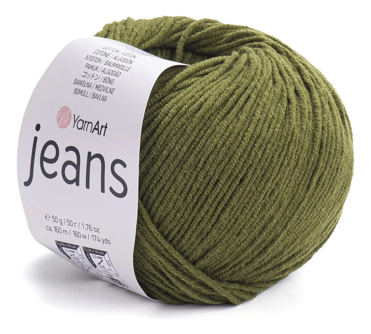 Jeans 50grs Yarn Art  (55% Algodón 45% Acrílico)