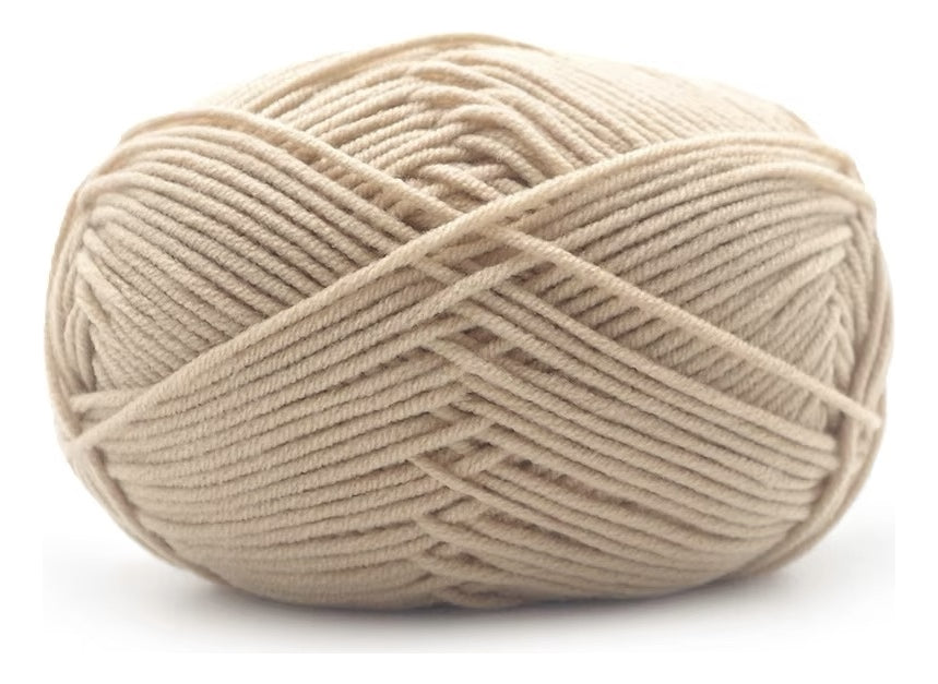 Lana Milk Cotton 50grs (4 Hebras Dobles 2mm) 90mts Aprox.