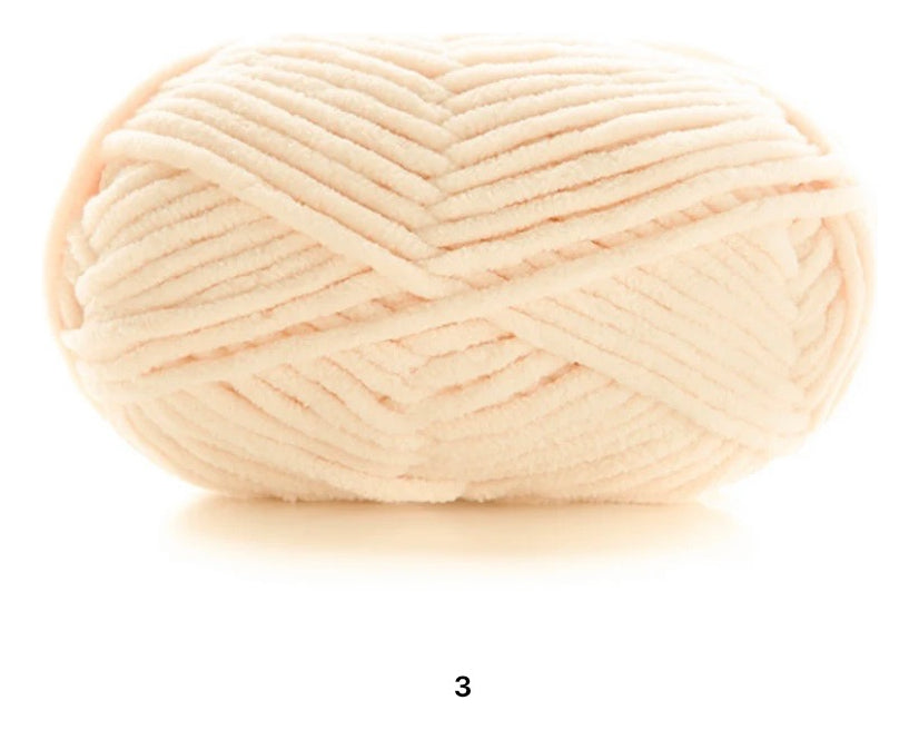Lana Chenille 3,5mm 50grs